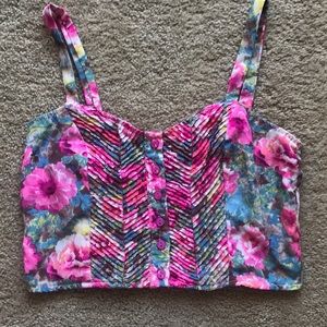 ALICE MOON floral crop top